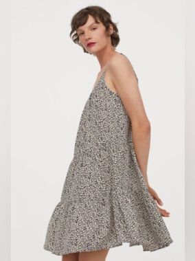 H&M Floral Sundress with Spaghetti Straps